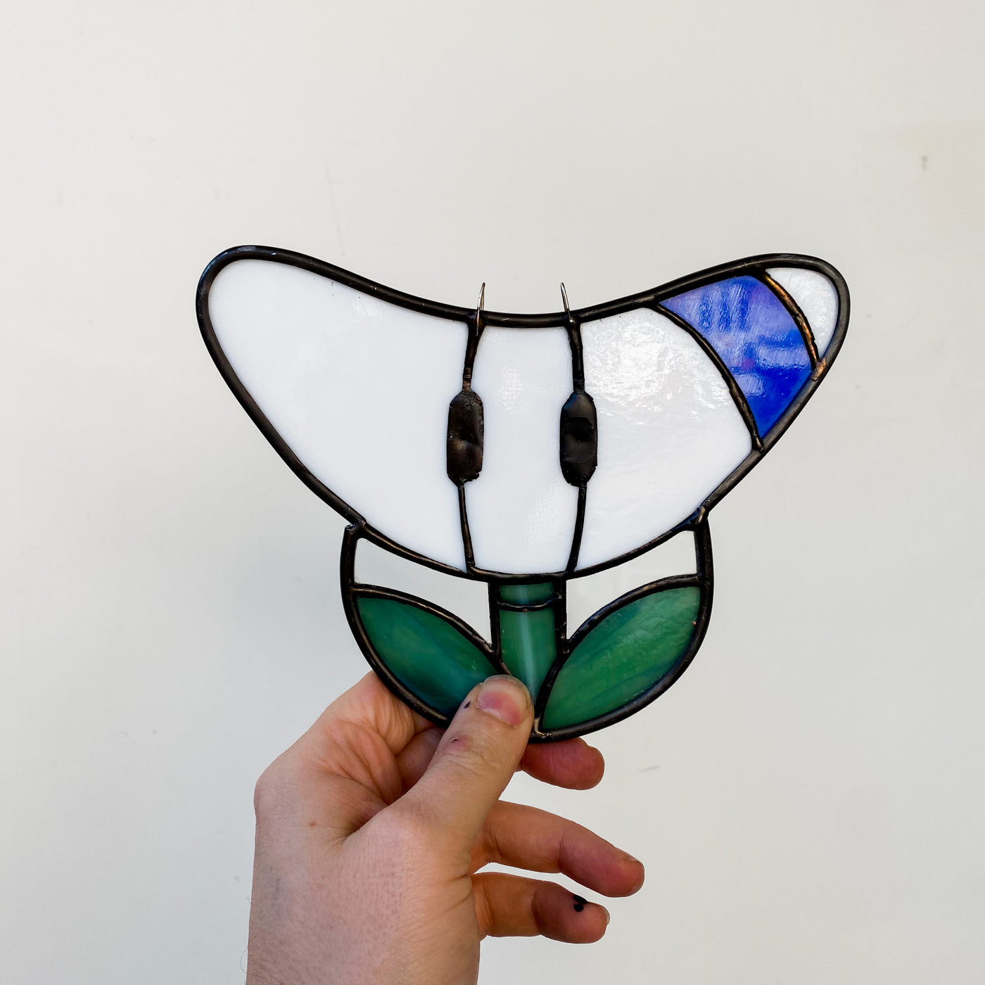 Boomerang Flower Inspired Stained Glass Art