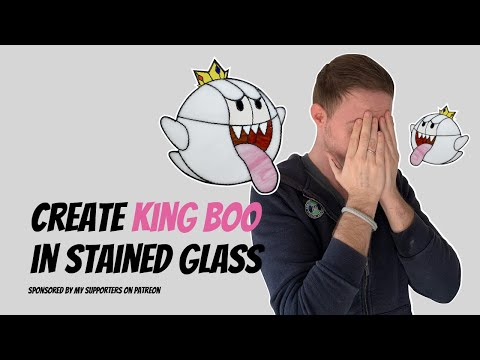 King Boo Inspired Stained Glass Art