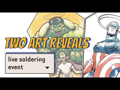 Heroes Never Die - The Hulk Inspired Stained Glass Art