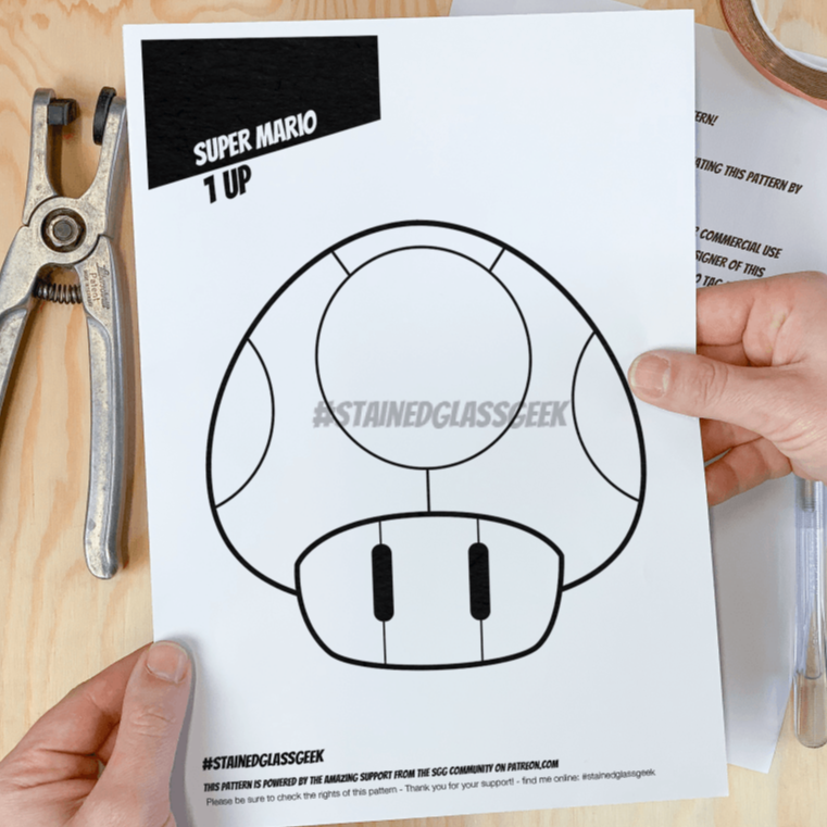 Geeky Printable Stained Glass Patterns - Beginner to Advanced for Free Printable Faux Stained Glass Patterns