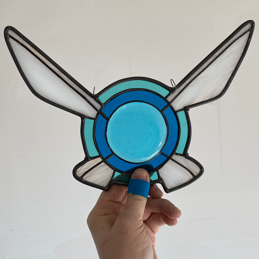 The Legend of Zelda Navi Inspired Stained Glass Sun-catcher_2