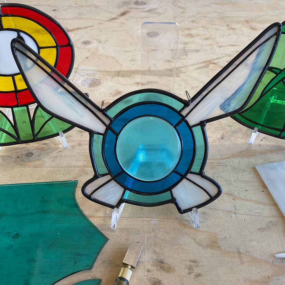 The Legend of Zelda Navi Inspired Stained Glass Sun-catcher_3