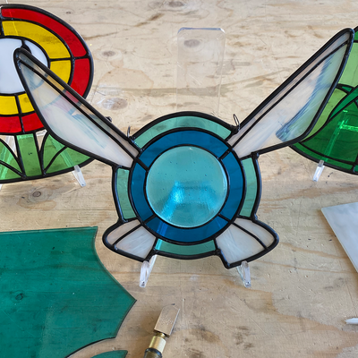 The Legend of Zelda Navi Inspired Stained Glass Sun-catcher_3