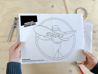 darkwing duck a3 round stained glass pattern pdf 2