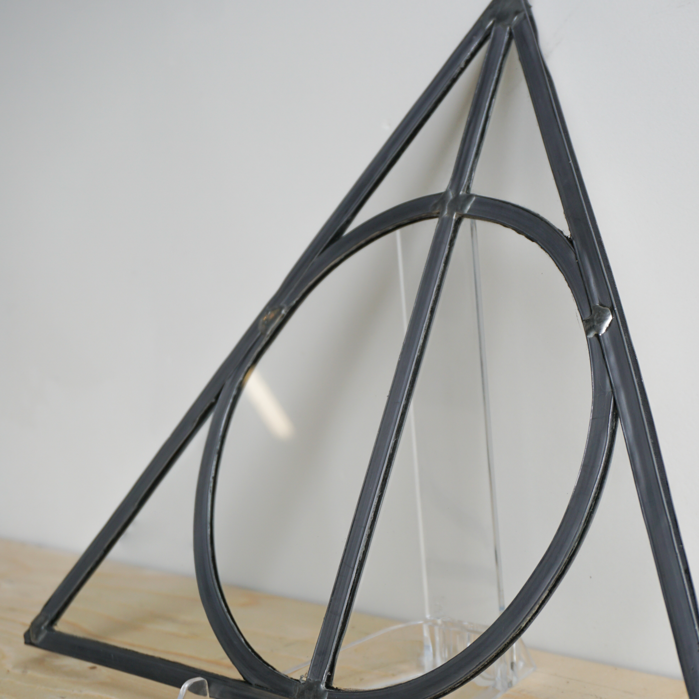 deathly hallows symbol stained glass art 4