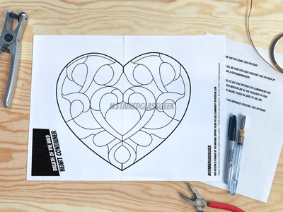 Breath of the Wild: Heart Container Inspired Stained Glass Pattern