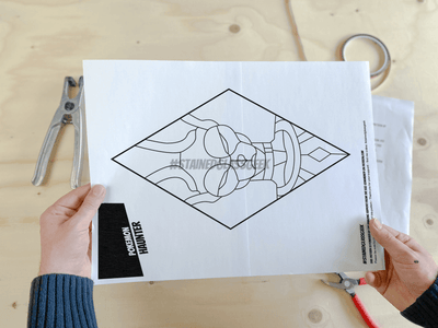 Lord Beerus Inspired - Stained Glass Pattern