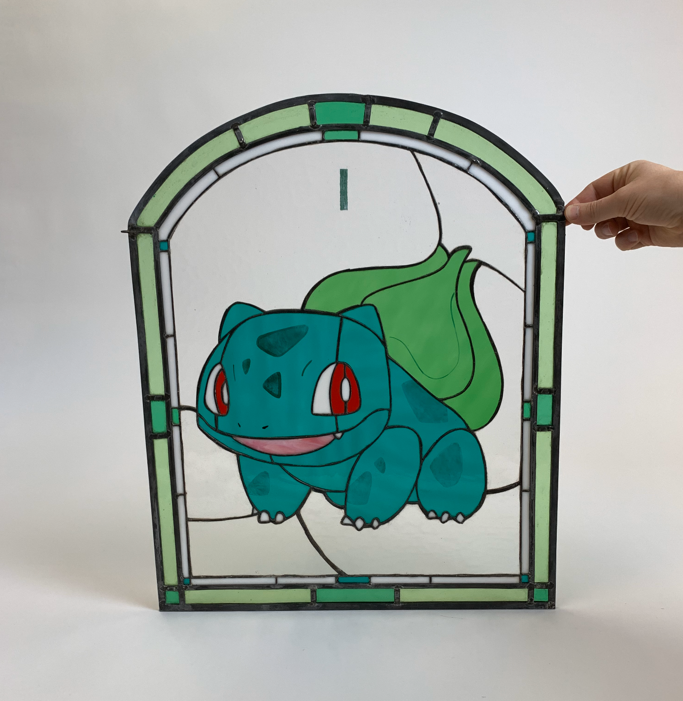 Pokémon Bulbasaur Stained Glass Window 3