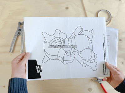 pokemon cubone a3 stained glass pattern pdf