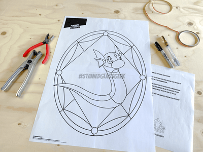 pokemon dratini a2 oval stained glass pattern pdf