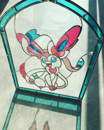 pokémon sylveon stained glass window 1