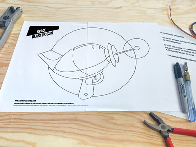 space blaster a3 stained glass pattern pdf 2